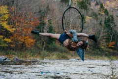 Megan on Hoop - Commission
